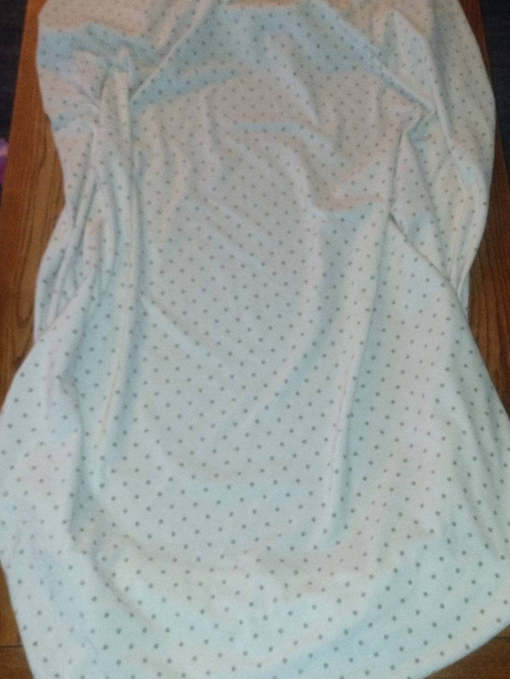 Pottery Barn Kids White W/Gray Polka Dots Velour Fitted Crib Sheet
